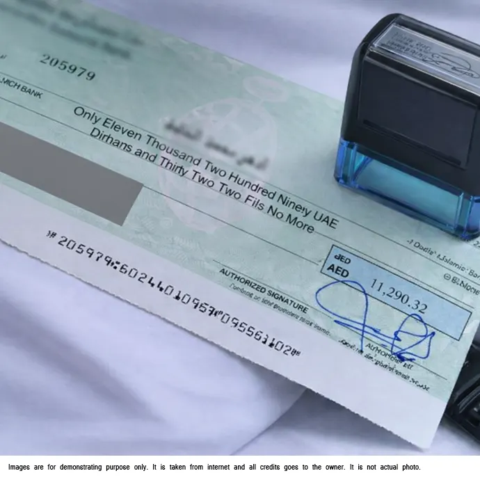 Signature Stamp for Cheques