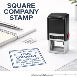 Square Company Stamps | Size Regular
