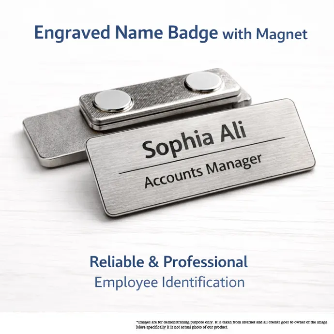 Engraved Name Badge Dubai
